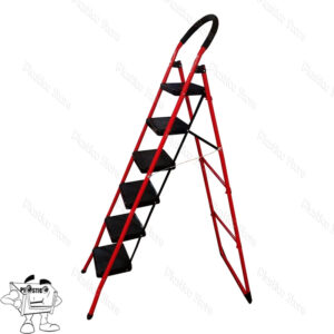 نردبان خانگی 6 پله صادراتی رویال